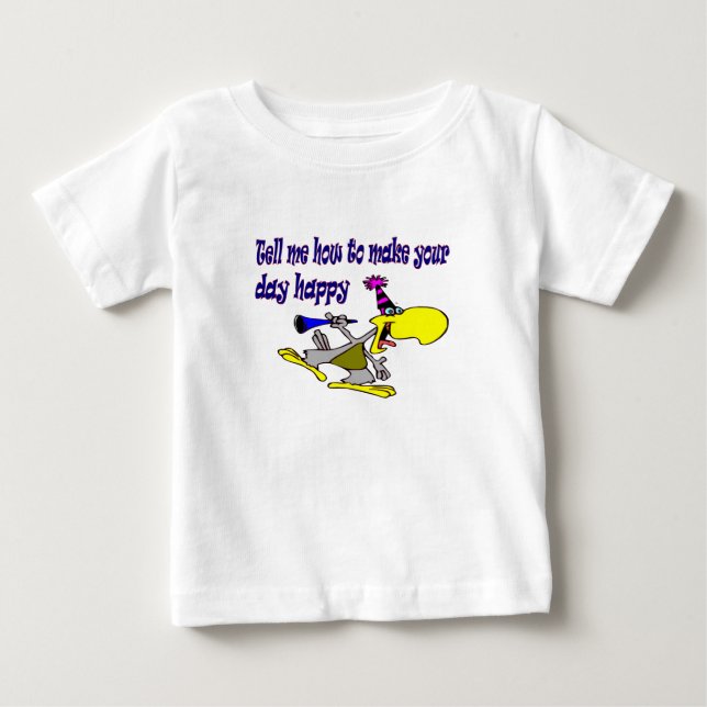 Camiseta dia feliz bebê (Frente)