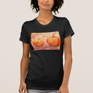 Camiseta dia feliz da abóbora