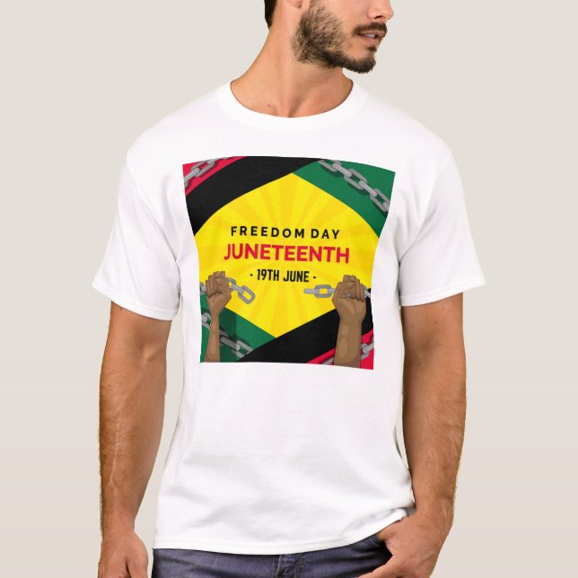 Camiseta dia feliz da liberdade (Frente)