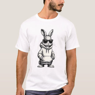 Camiseta dia feliz da páscoa coelho páscoa meninos meninas 
