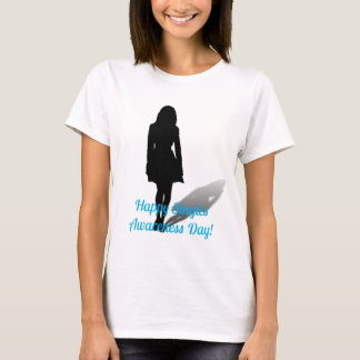 Camiseta Dia Feliz de Conscientização dos Solteiros