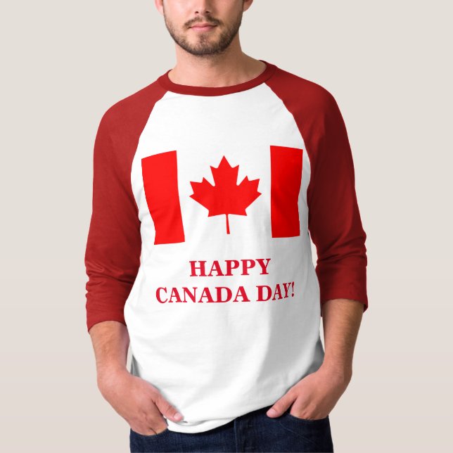 CAMISETA DIA FELIZ DO CANADÁ! (Frente)
