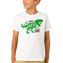 Dia FELIZ DO ST PAT-REX de São Patrício T-Rex Dino