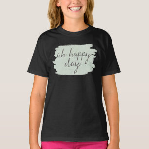 Camiseta Dia feliz macio de Deco VI oh