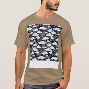 Camiseta Dia Flutuante de Paisagem do Céu Invisível na Nuve