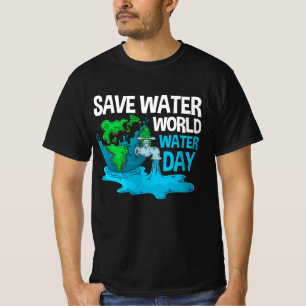 Camiseta Dia Internacional da Água Salva Mundo Água