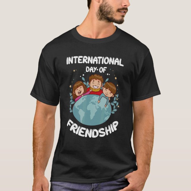 Camiseta Dia Internacional da Amizade das Nações Unidas (Frente)