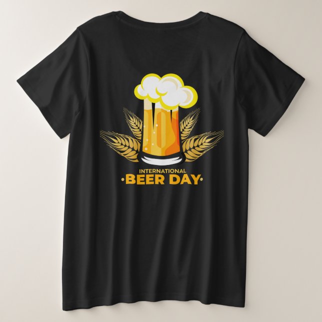 Camiseta Dia Internacional da Cerveja (Verso do Design)