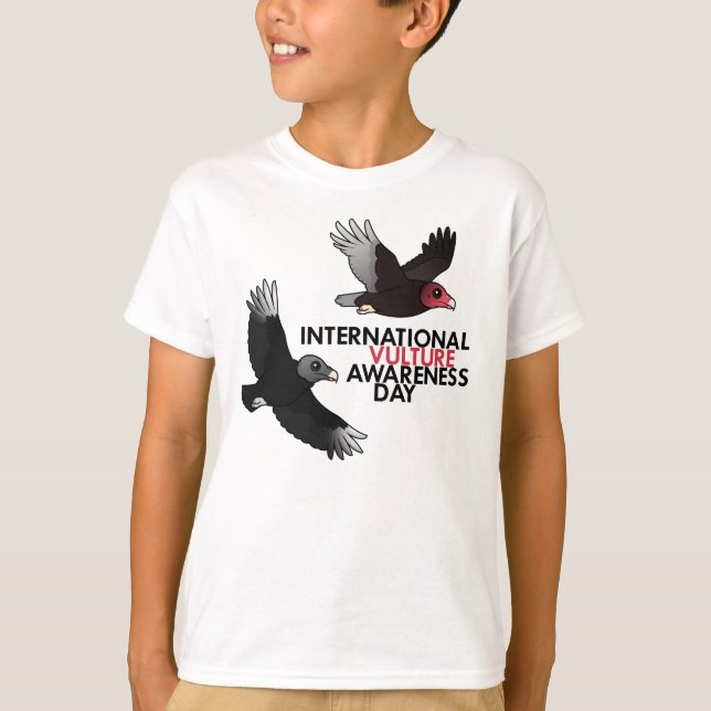 Camiseta Dia internacional da consciência do abutre (Frente)