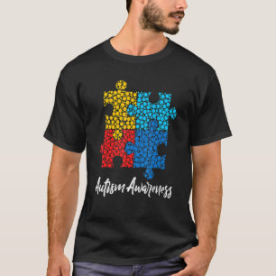 Camiseta Dia Internacional da Consciência do Autismo Ponto
