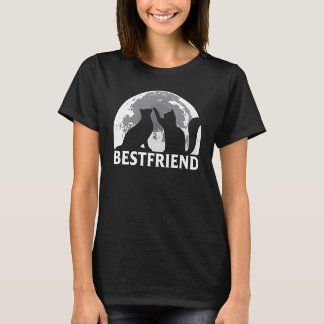 Camiseta Dia Internacional Da Lua Do Melhor Amigo Para Semp (Frente)