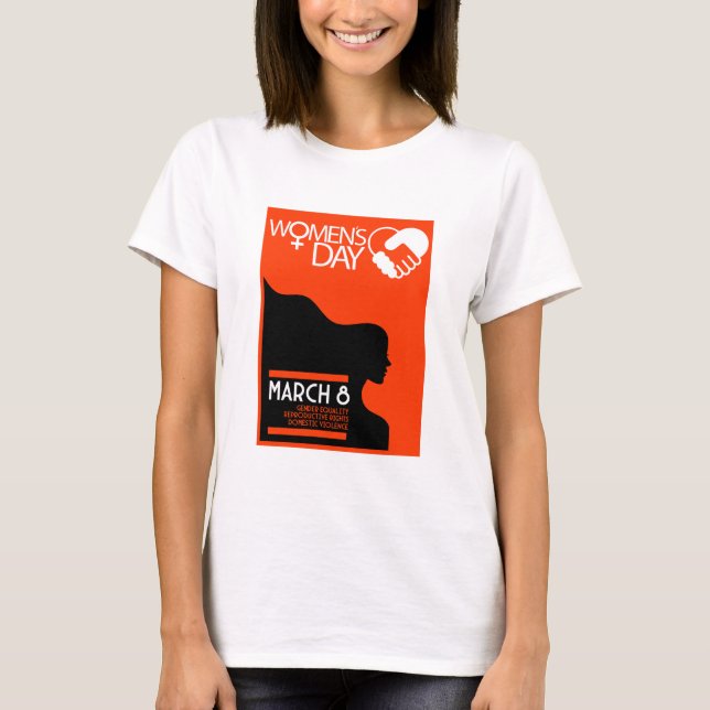 Camiseta Dia Internacional da Mulher (Frente)