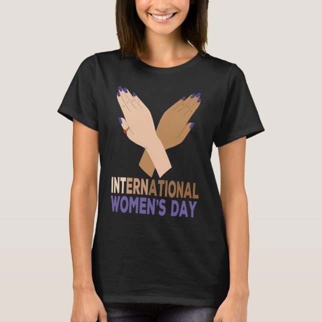 Camiseta Dia Internacional da Mulher 2022 8 de março Break  (Frente)