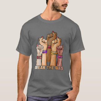 Camiseta Dia Internacional da Mulher 2022 Igualdade entre H