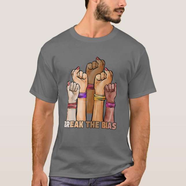 Camiseta Dia Internacional da Mulher 2022 Igualdade entre H (Frente)