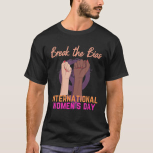 Camiseta Dia Internacional da Mulher 2022 Igualdade entre H