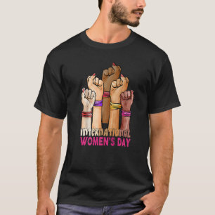Camiseta Dia Internacional da Mulher 2022 Igualdade entre H