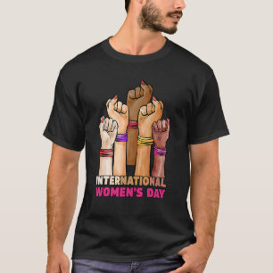 Camiseta Dia Internacional da Mulher 2022 Igualdade entre H