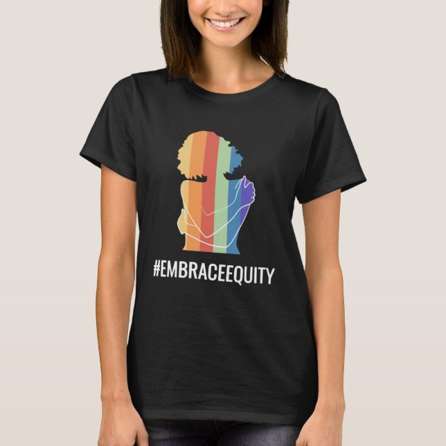 Camiseta Dia Internacional da Mulher 2023 Adotar Mães de Eq (Frente)