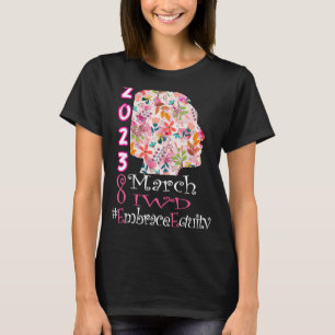 Camiseta Dia Internacional da Mulher 2023 Embrace Equity 8 