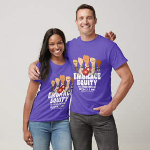 Camiseta Dia Internacional da Mulher 2023: Equidade