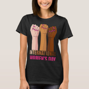 Camiseta Dia Internacional da Mulher 2023 Igualdade entre H