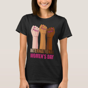 Camiseta Dia Internacional da Mulher 2023 Igualdade entre H