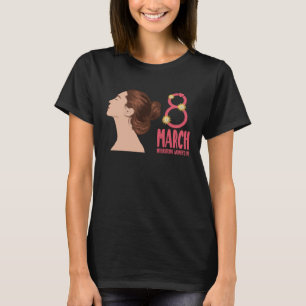 Camiseta Dia Internacional da Mulher 2023 Mulheres no poder
