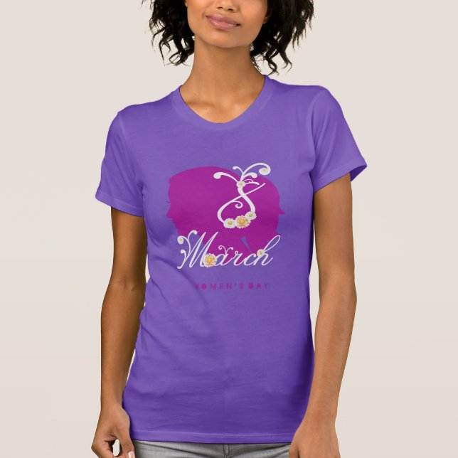 Camiseta Dia Internacional da Mulher 2024: Impoderar as Mul (Frente)
