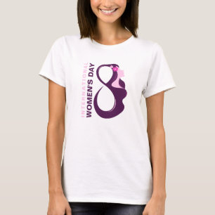 Camiseta Dia Internacional da Mulher 8 de Março