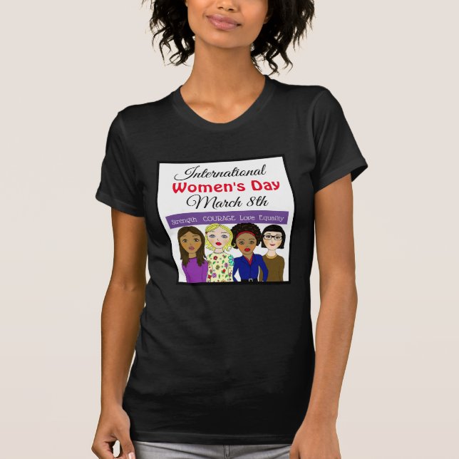 Camiseta Dia Internacional da Mulher 8 de março (Frente)