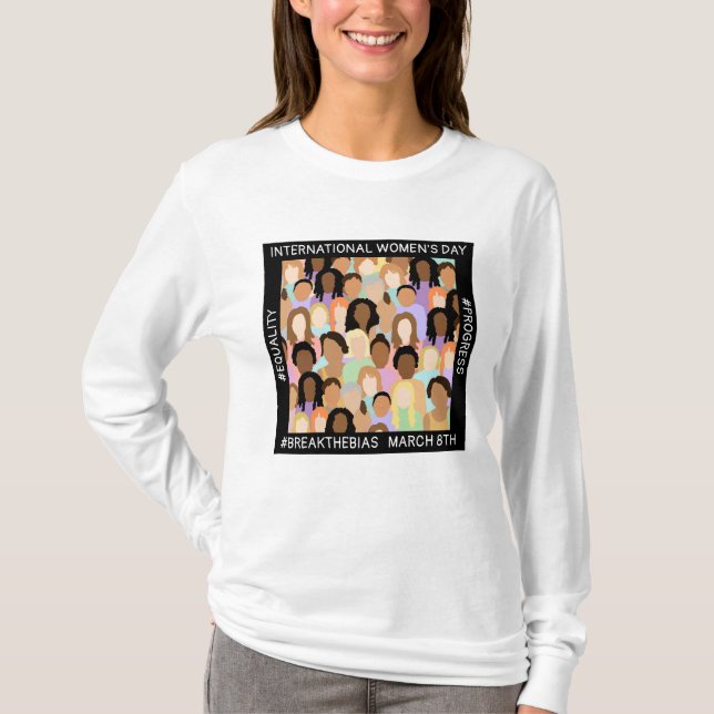 Camiseta Dia Internacional da Mulher - 8 de março (Frente)