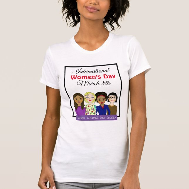Camiseta Dia Internacional da Mulher 8 de março (Frente)