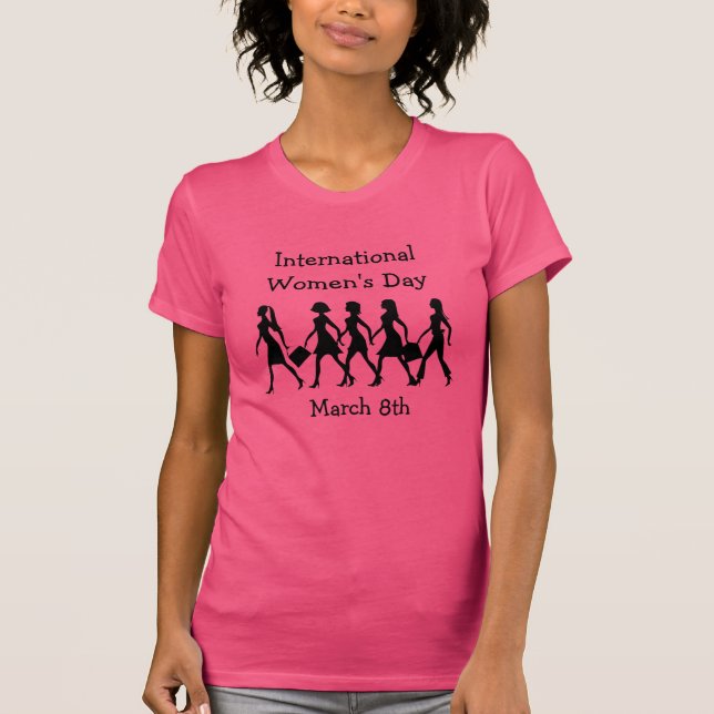 Camiseta Dia Internacional da Mulher 8 de março (Frente)