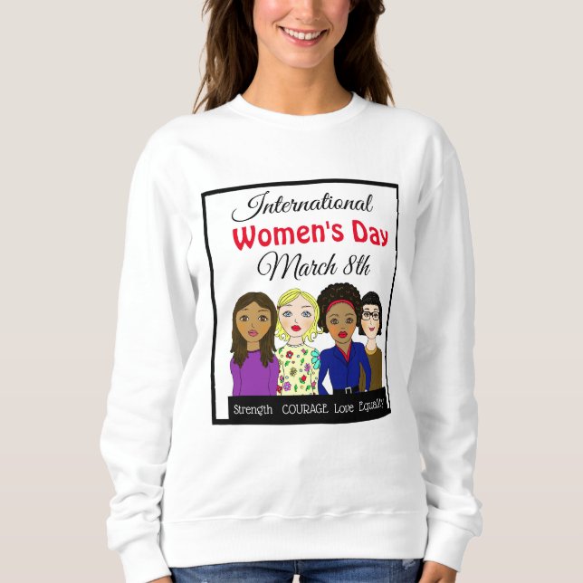 Camiseta Dia Internacional da Mulher 8 de março (Frente)