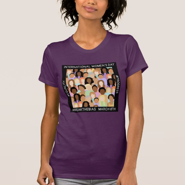 Camiseta Dia Internacional da Mulher - 8 de março (Frente)