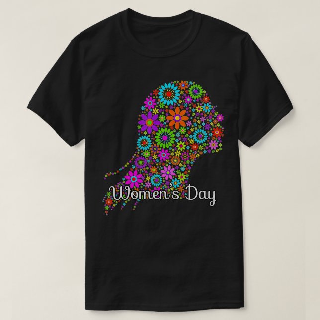Camiseta Dia Internacional da Mulher, 8 de março de 2022 (1 (Frente do Design)