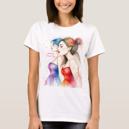 Camiseta Dia Internacional da Mulher, 8 de março de 2025