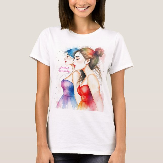 Camiseta Dia Internacional da Mulher, 8 de março de 2025 (Frente)