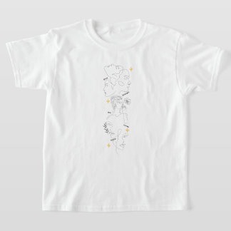 Camiseta Dia Internacional da Mulher Arte Minimalista