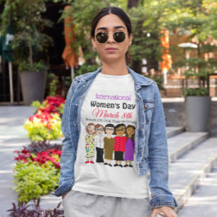 Camiseta Dia Internacional da Mulher é 8 de março