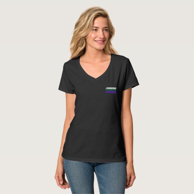Camiseta Dia Internacional da Mulher: EachforEqual Hashtag (Frente Completa)