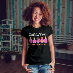 Camiseta Dia Internacional da Mulher em Equidade