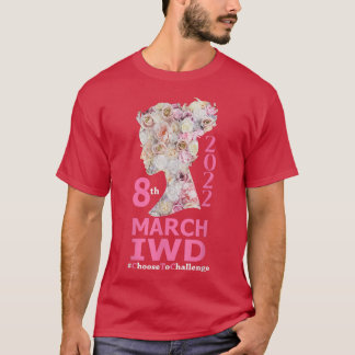 Camiseta Dia Internacional da Mulher Escolhe Desafiar