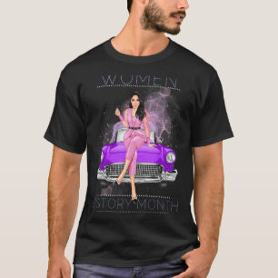 Camiseta Dia Internacional da Mulher História da Mulher Mês
