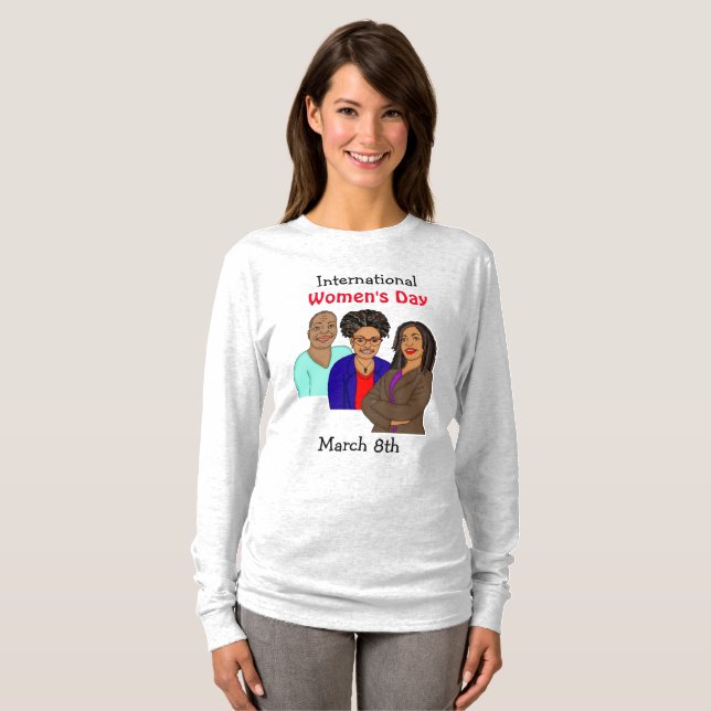 Camiseta Dia Internacional da Mulher - Marcy 8º (Frente Completa)
