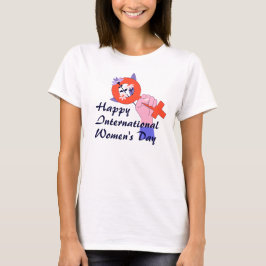 Camiseta Dia Internacional da Mulher Símbolo da Mu