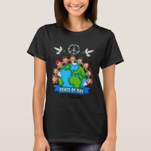 Camiseta Dia Internacional da Paz Dia Mundial da Paz Setemb