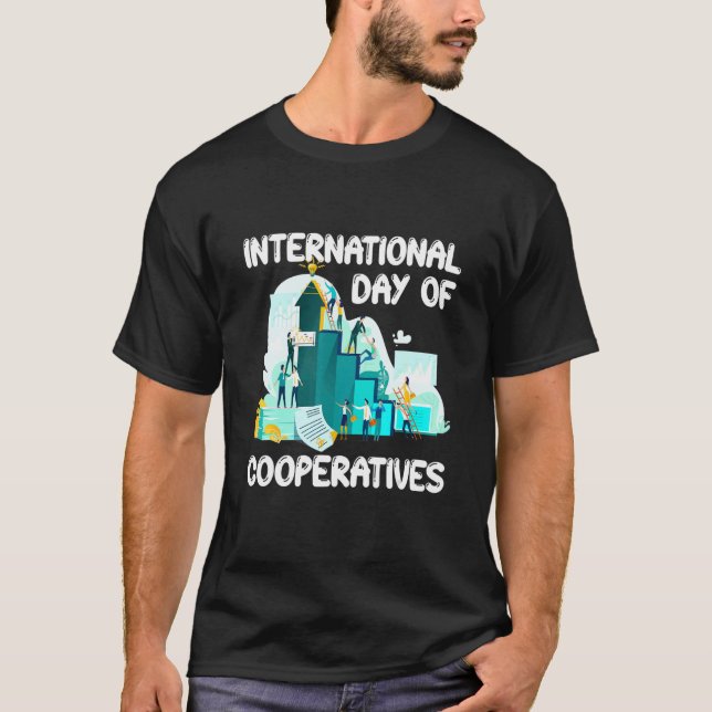 Camiseta Dia Internacional das Cooperativas das Nações Unid (Frente)