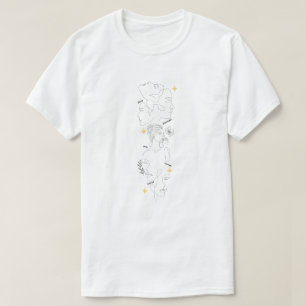 Camiseta Dia Internacional das Mulheres Arte Minimalista